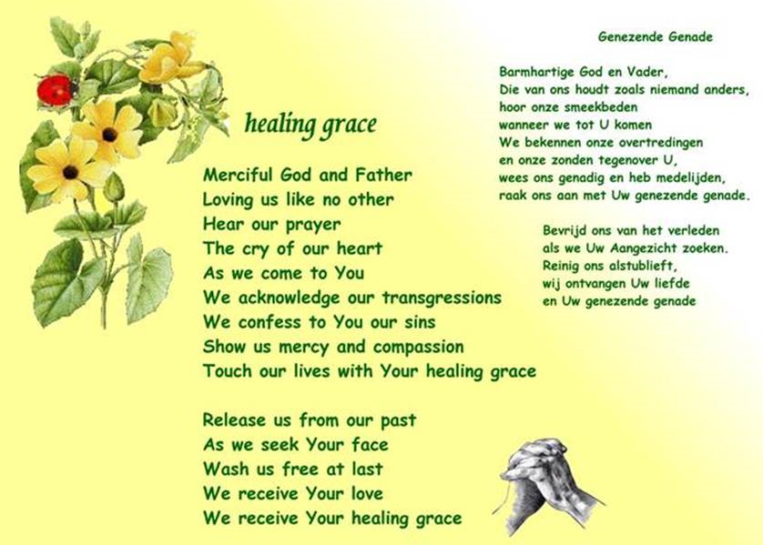 Healing grace gebed